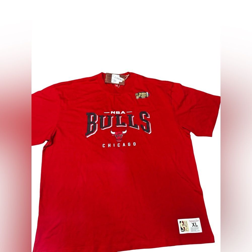 Mitchell & Ness Bulls 1996 NBA Finals Hardwood Classics Tee Red XL BNWT